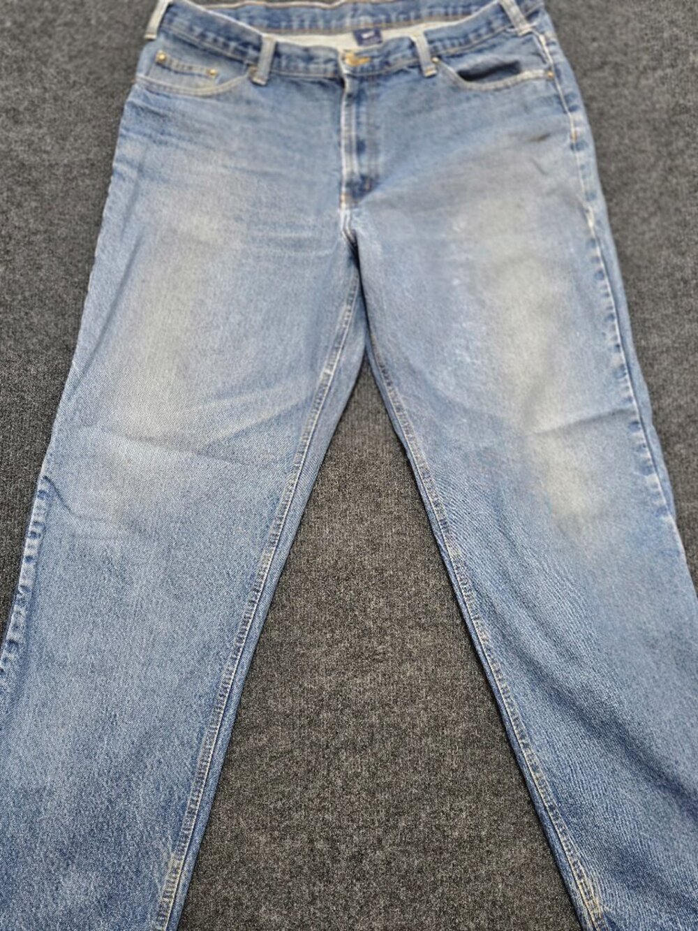 Rural King Men’s Jeans 38x32 Blue Denim Straight Leg Classic Fit Workwear Wester